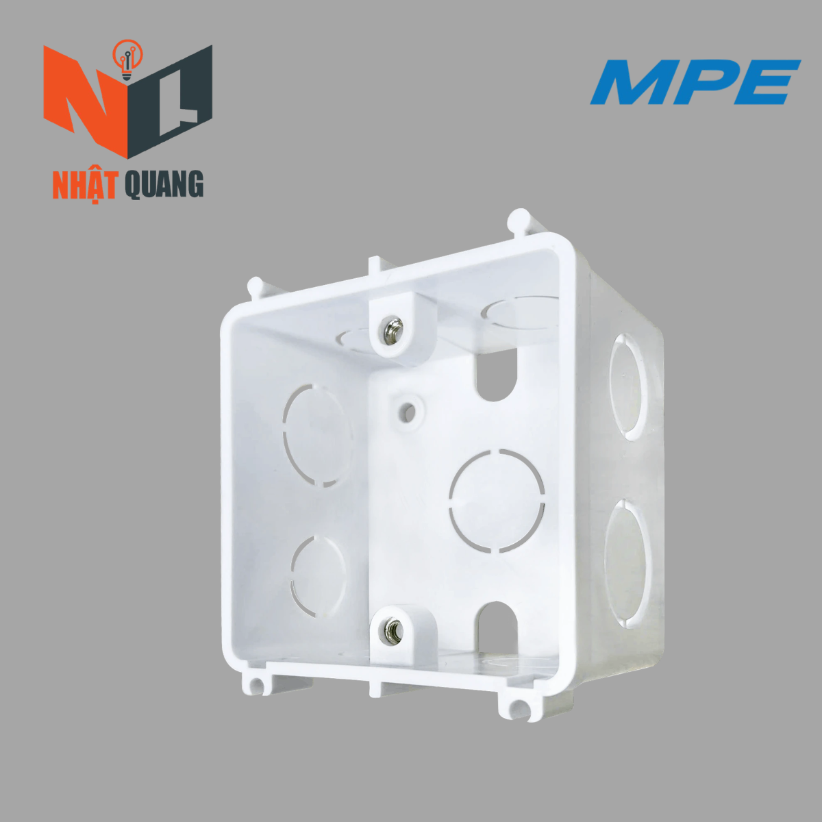 ĐẾ ÂM TỰ CHỐNG CHÁY DÙNG CHO CÁC MẶT NẠ VUÔNG A157V