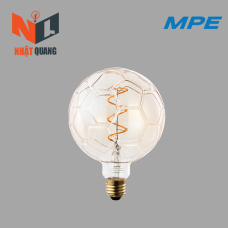 LED BULB FILAMENT 4W HÌNH TRÁI BANH THÂN ĐÈN MÀU AMBER FLM-5/FB