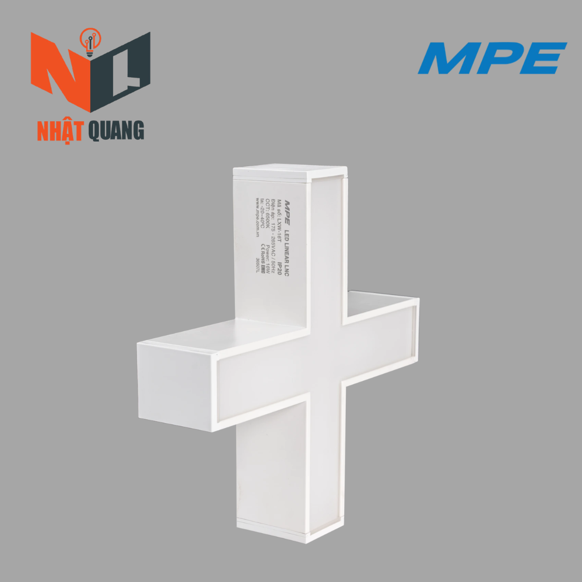 PHỤ KIỆN THANH NỐI X CÓ ĐÈN 16W LXW-16T/V